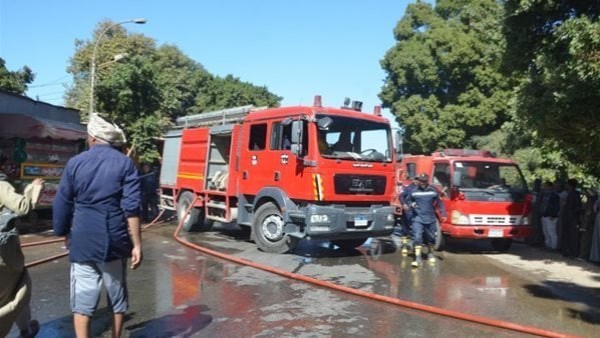 حريق في محطة وقود بـ شارع رمسيس بالقاهرة