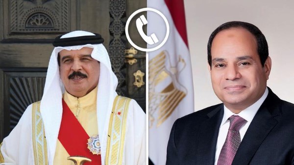 الرئيس السيسي يلتقي اتصالا هاتفيا من ملك البحرين للتهنئة بـ عيد الأضحى