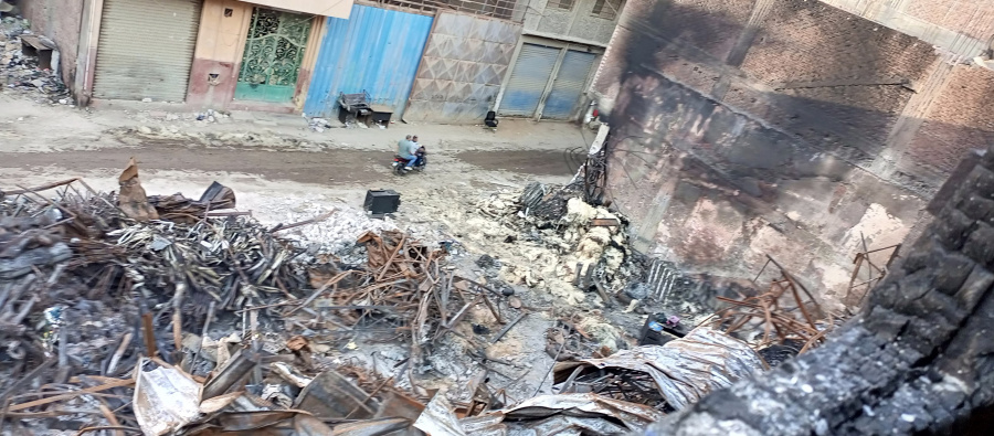 حريق يهز منطقة البراجيل ويشعل قلوب الأهالي